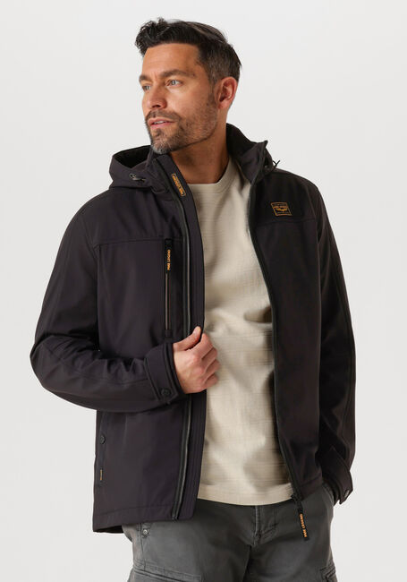 Schwarze PME LEGEND Jack SEMI LONG JACKET SUCCESSOR 3L SOFT SHELL - large