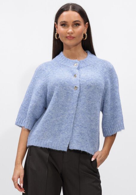 Blaue NEO NOIR Pullover BENUTA FLUFFY KNIT CARDIGAN - large