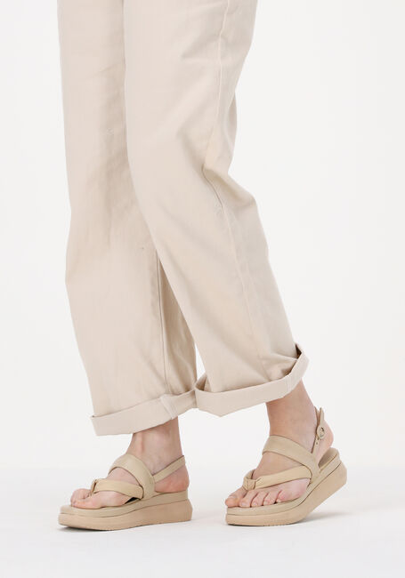 Beige OMODA Flache Sandalen M38031 - large