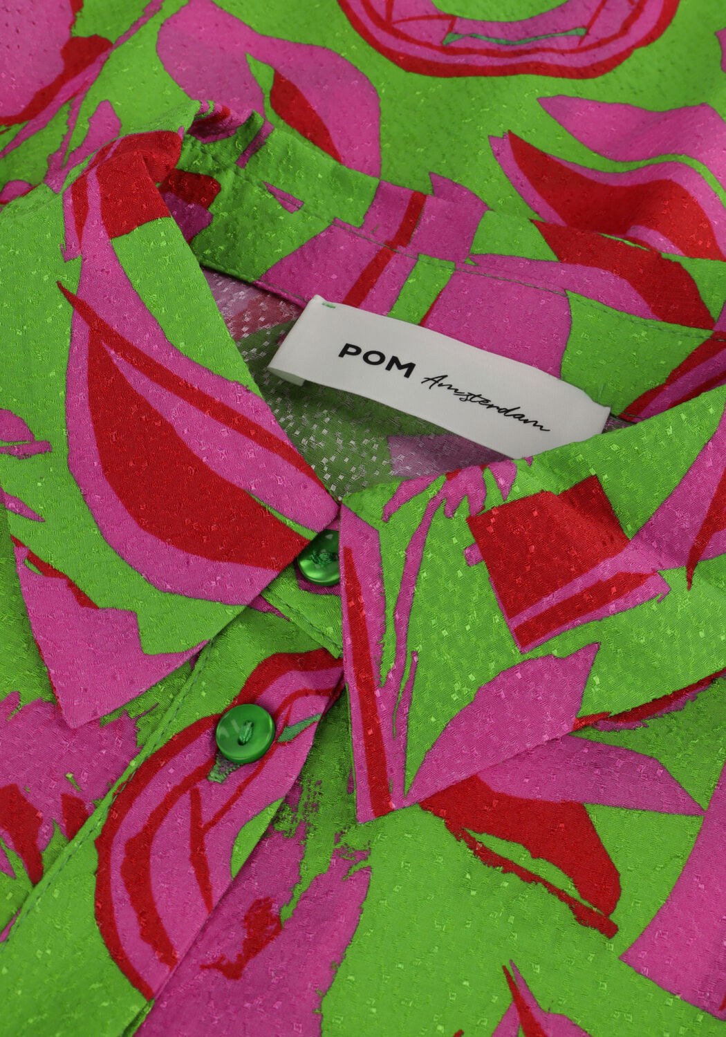 Mehrfarbige/Bunte POM AMSTERDAM Midikleid AFRQUE DRESS - large