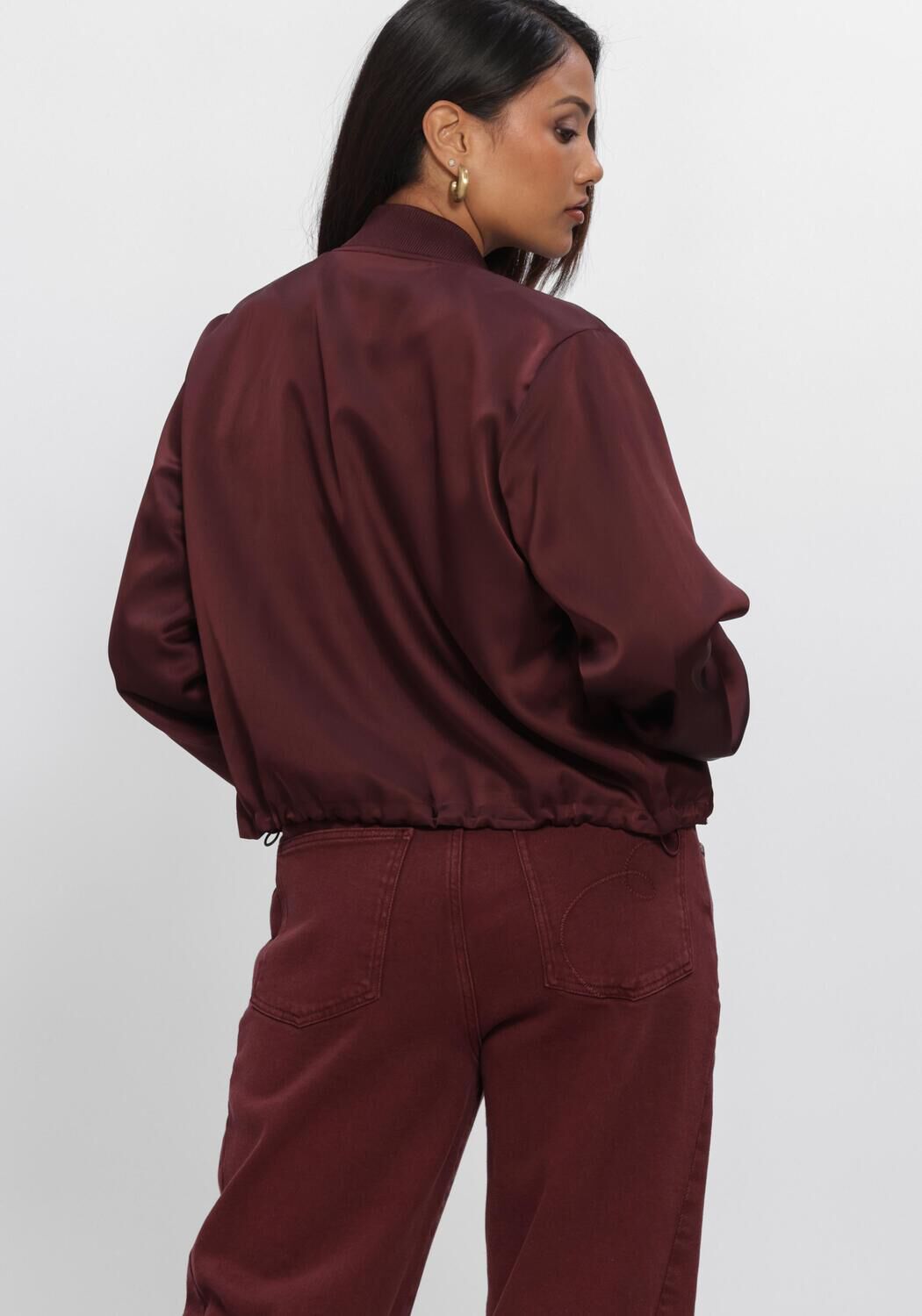 Bordeaux NUKUS Jack DENA JACKET SHINY - large