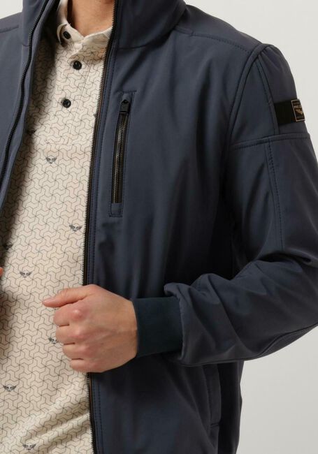 Blaue PME LEGEND Jack BOMBER JACKET SKYGLIDER 3.0 SOFTSHELL - large