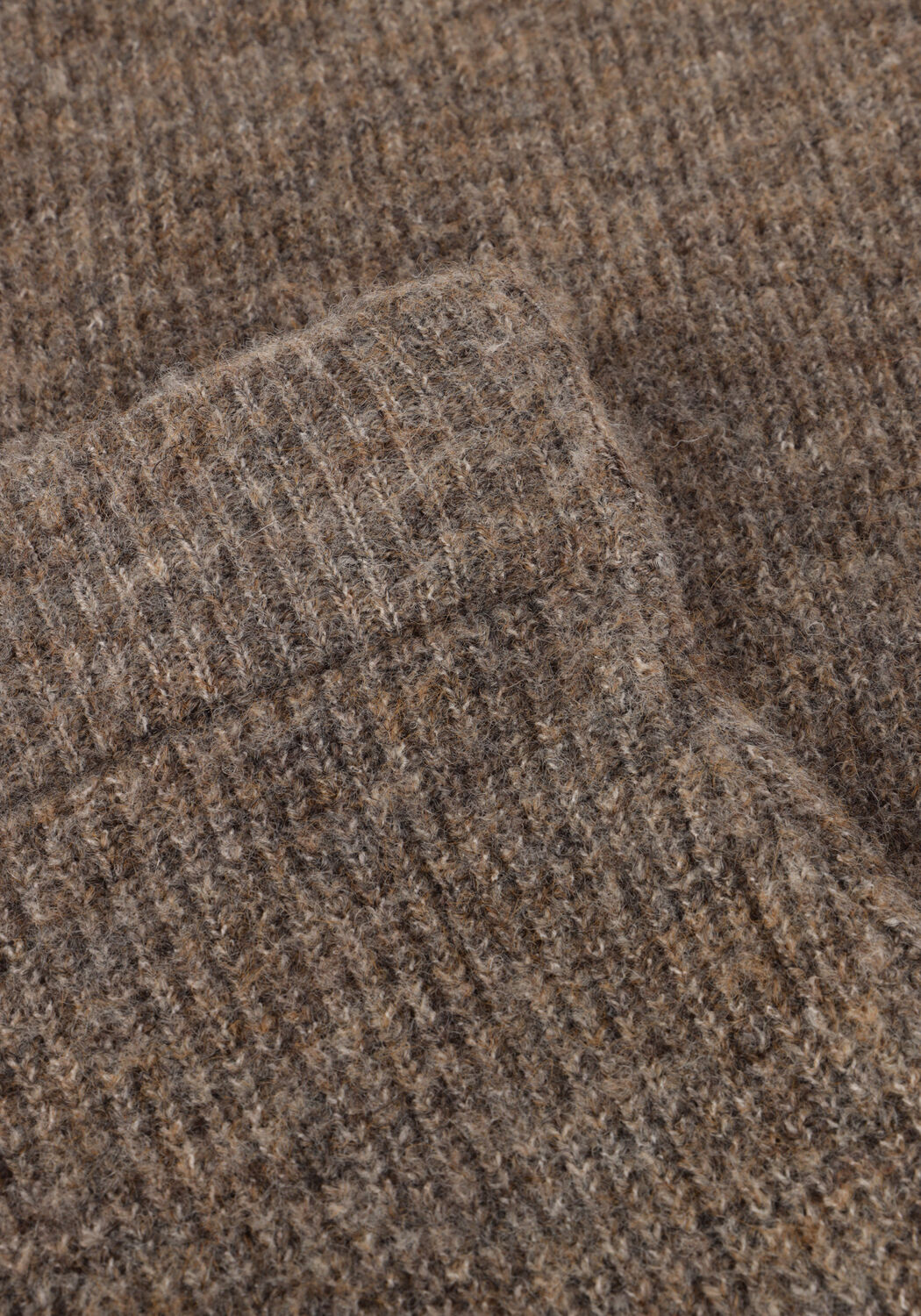 Taupe YDENCE Maxirock KNITTED SKIRT LAINEY - large