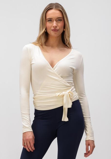 Nicht-gerade weiss NEO NOIR Strickjacke NIA JERSEY WRAP BLOUSE - large