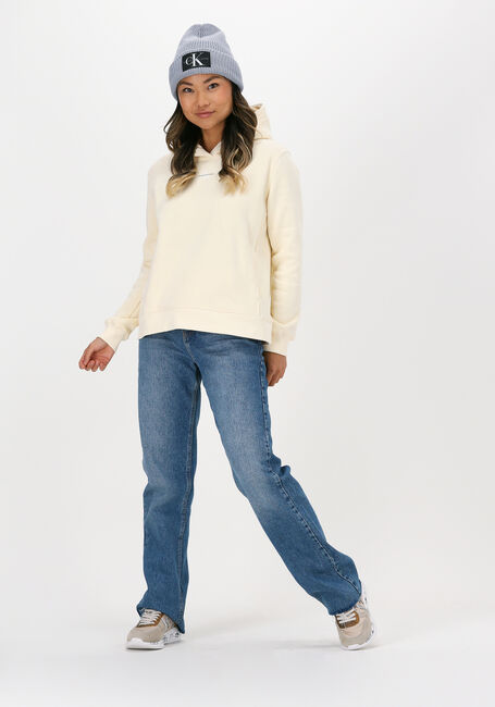 Creme CALVIN KLEIN Sweatshirt MICRO MONOGRAM HOODIE 7 - large