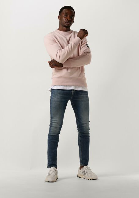 Hell-Pink CALVIN KLEIN Sweatshirt BADGE CREW NECK - large