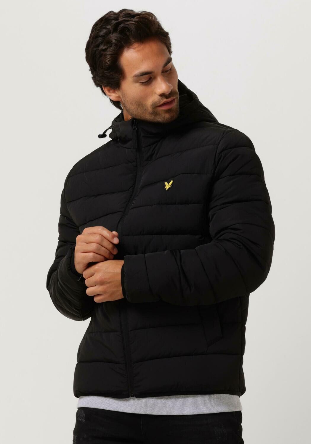 Lyle and scott shop lightweight puffer jacket black