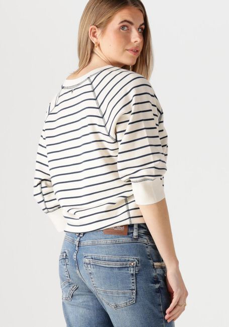 Blaue MOS MOSH Pullover MMMAGGIE STRIPE SWEATSHIRT - large