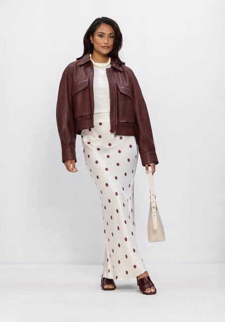 Bordeaux STUDIO AR Lederjack ANA SHEEP VEG NAPPA - large