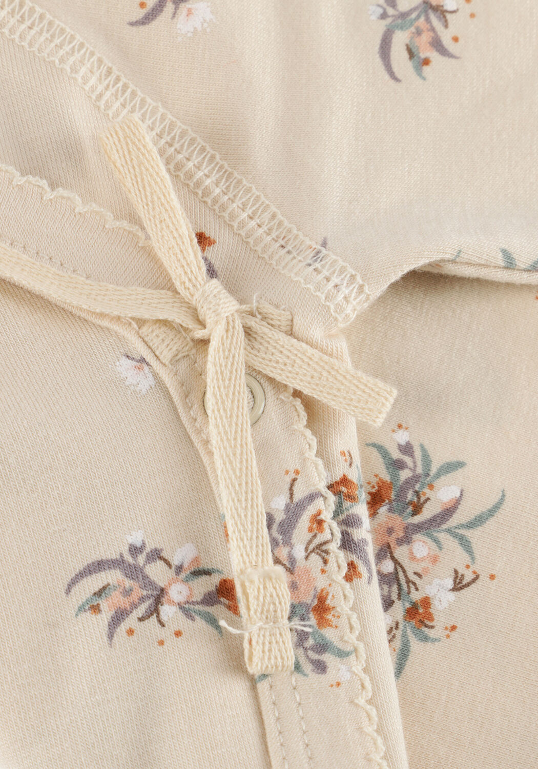 Beige MARMAR COPENHAGEN T-shirt TUT WRAP LS - large