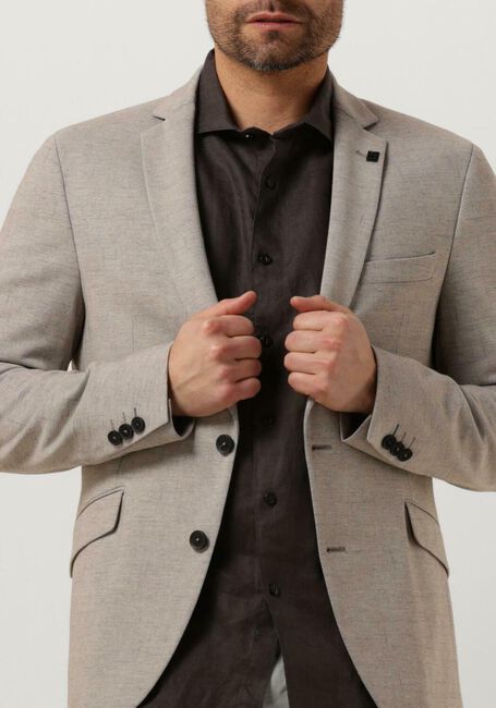 Beige VANGUARD Sakkos BLAZER LINEN BLEND SCURA - large