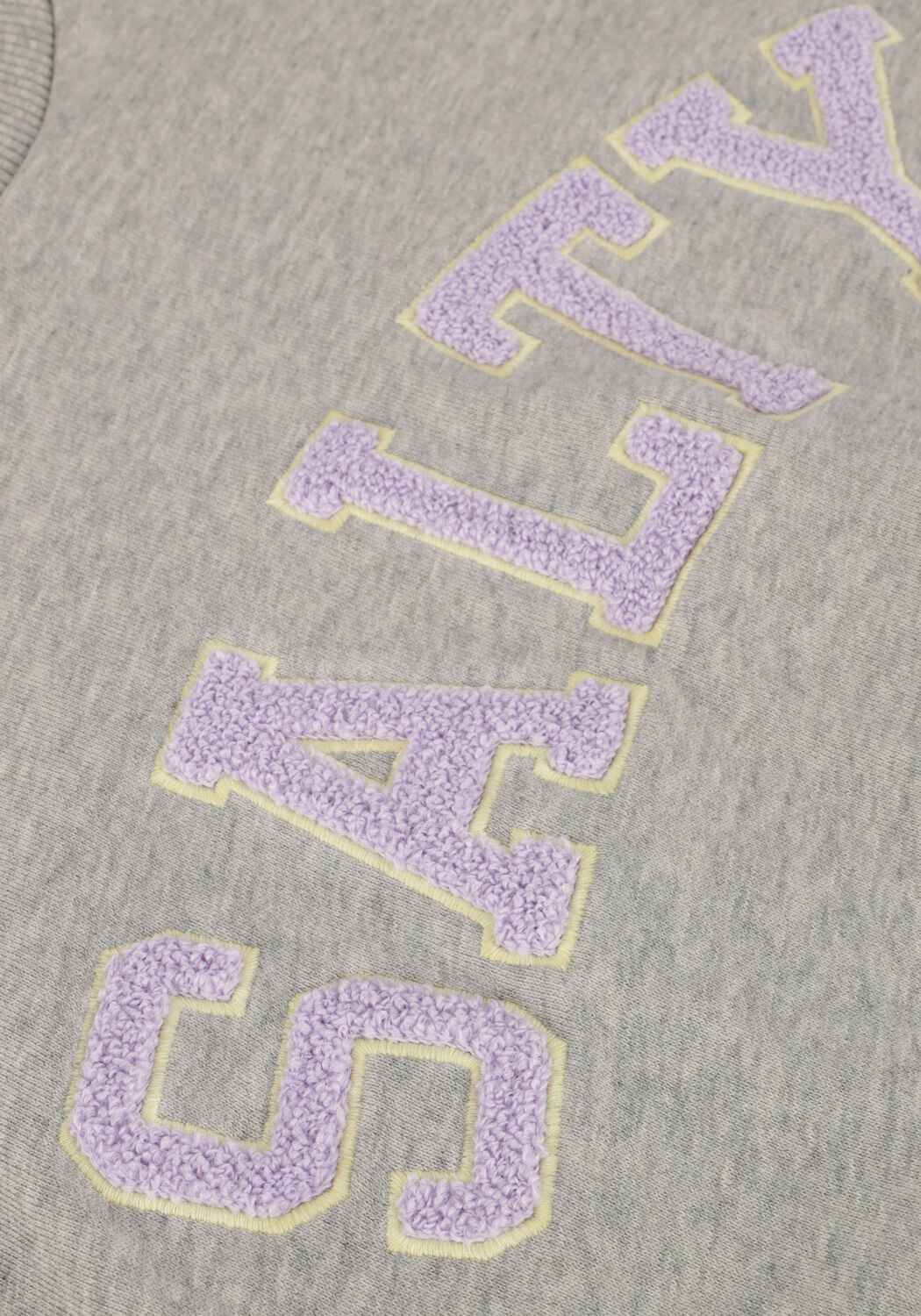 Graue Salty Stitch Sweatshirt SALTY SWEATER CROPPED - large