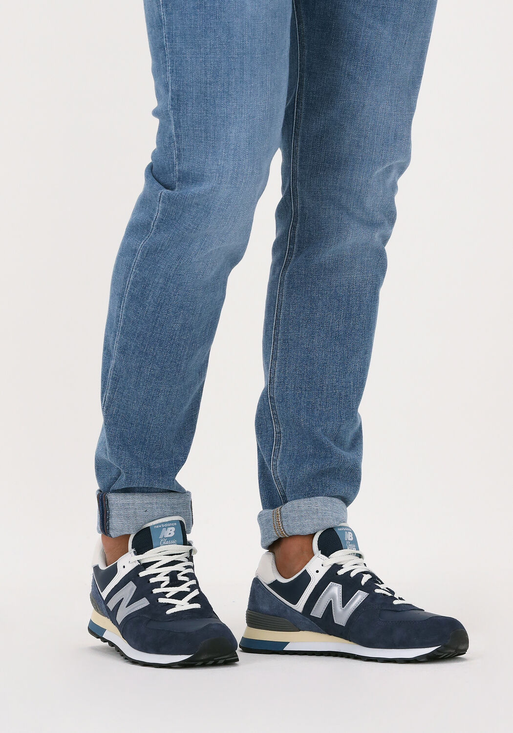 blaue new balance sneaker low ml574