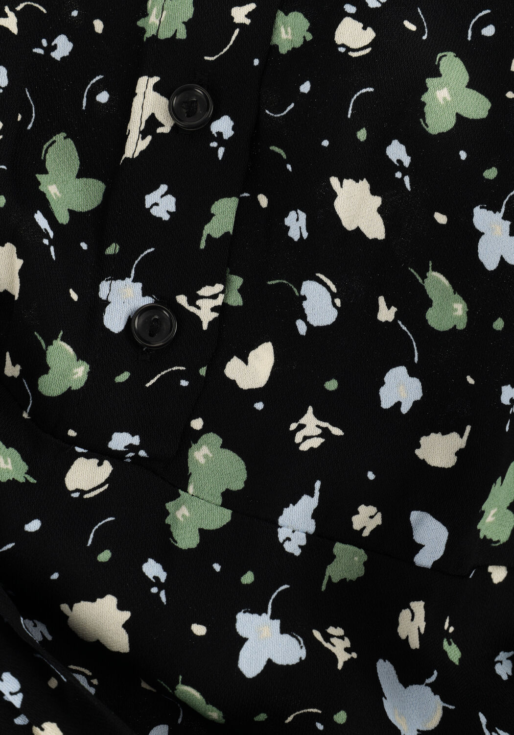 Schwarze SELECTED WOMEN Minikleid FIOLA LS AOP SHIRT DRESS - large