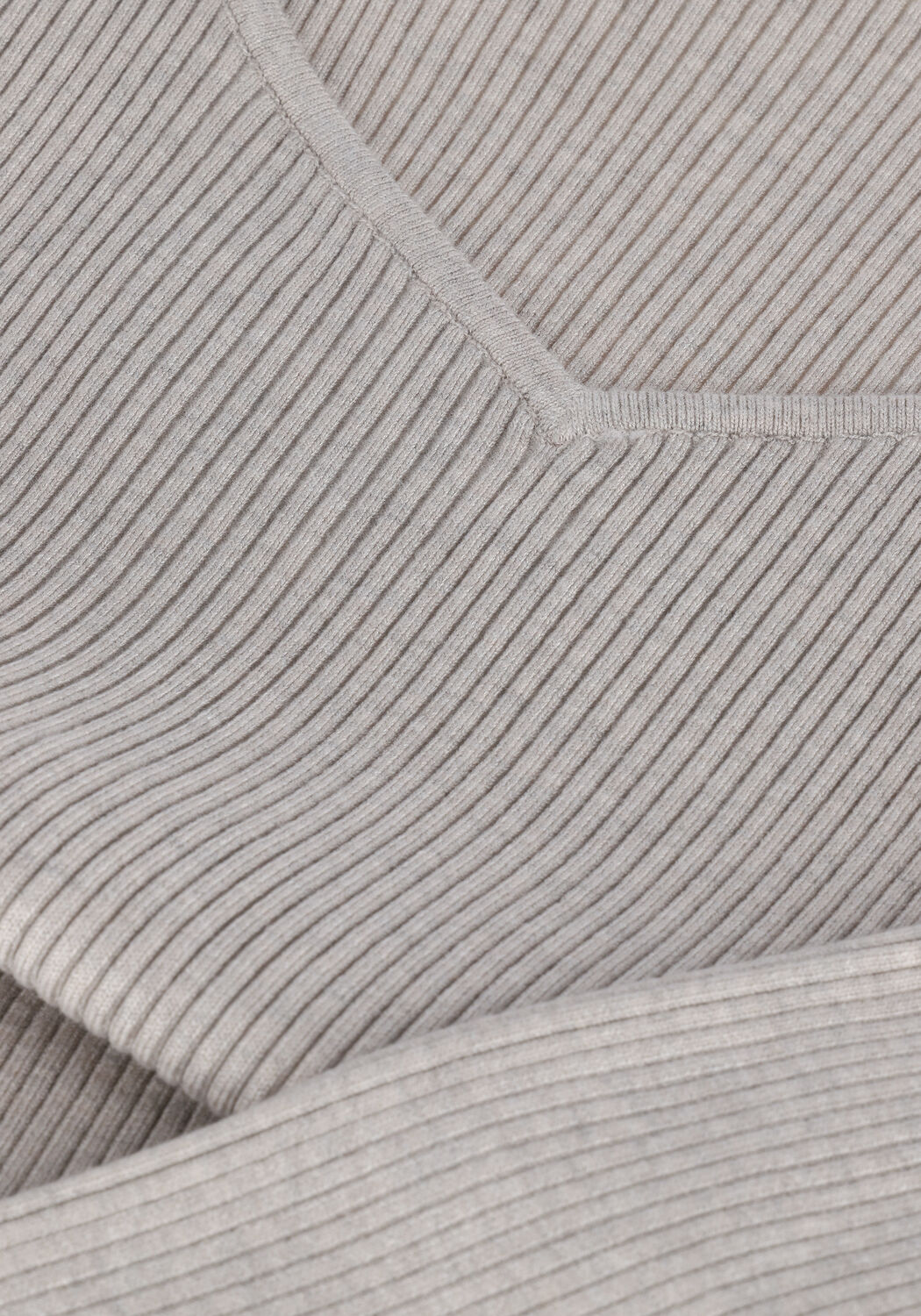 Sand CO'COUTURE Top BADU OPEN NECK KNIT - large