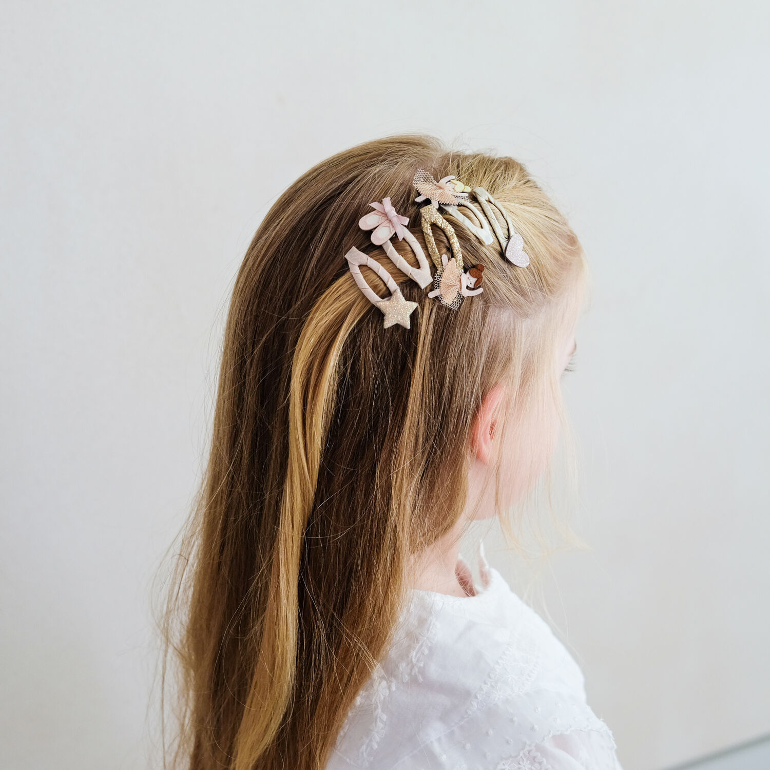 Beige Mimi & Lula Haarschmuck BALLERINA MINI CLIPS - large