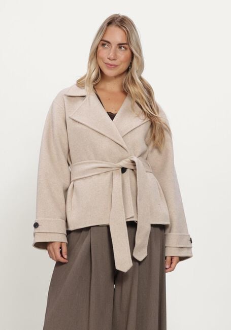 Beige INWEAR Jack ZILLAIW SHORT COAT - large