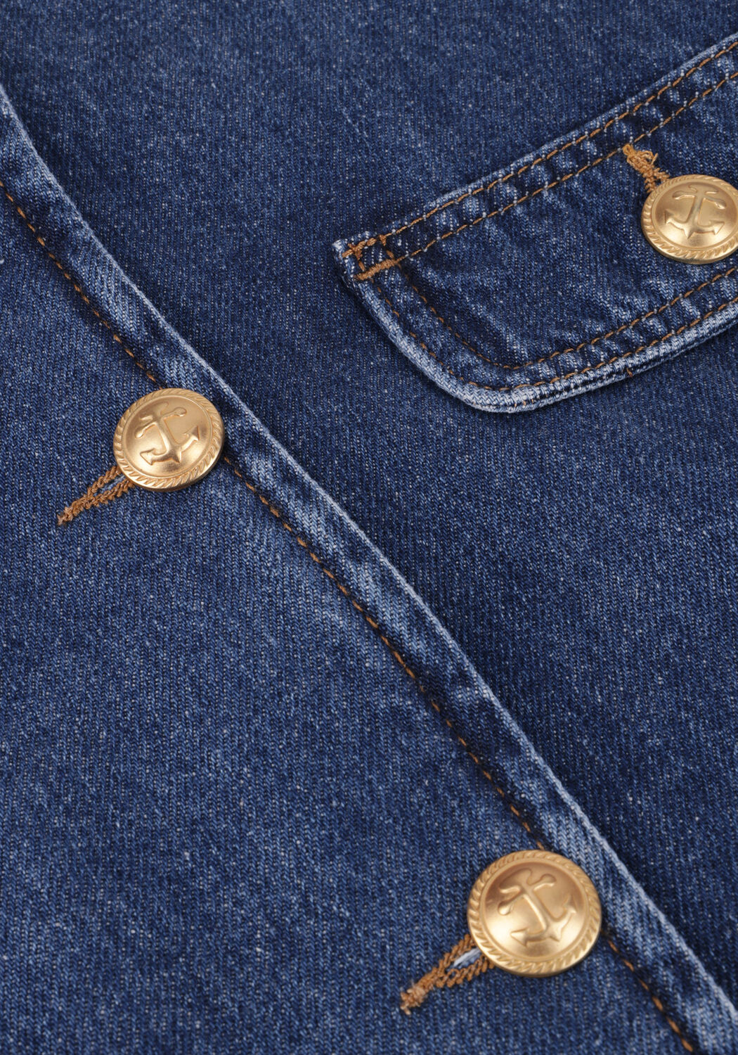 Blaue VANESSA BRUNO Jeansjacke DEANA - large