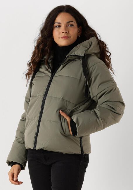 Grüne MSCH COPENHAGEN Wattierte Jack MSCHPAVINARIA SHORT JACKET - large