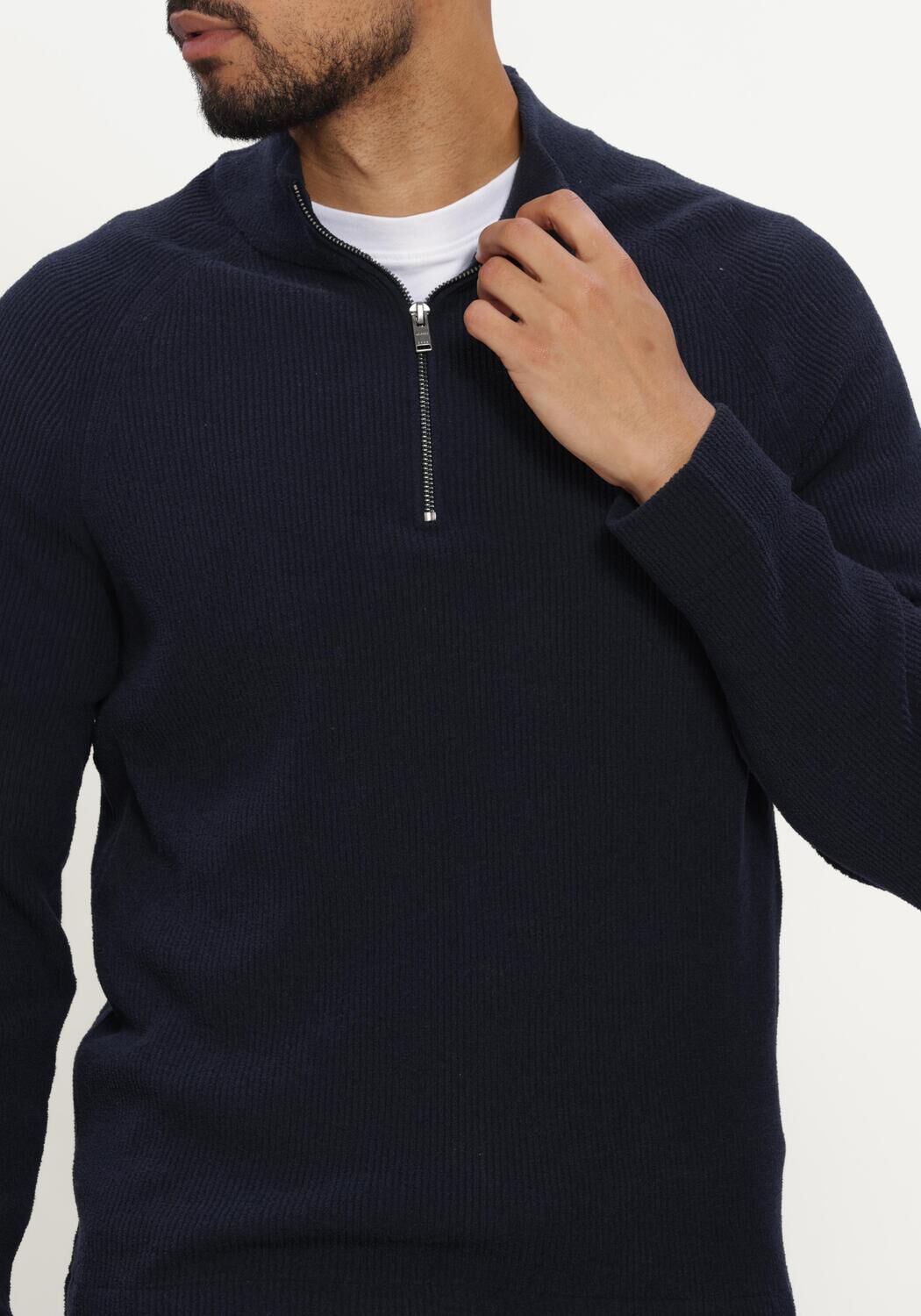 Dunkelblau JC RAGS Pullover PULLOVER HALF ZIP EMILE - large