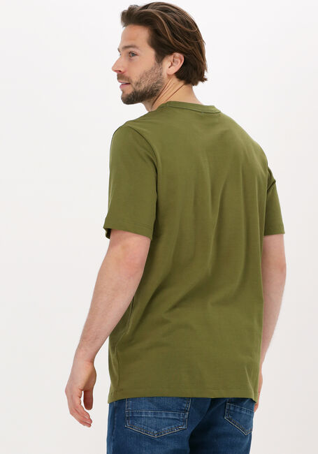 Grüne SCOTCH & SODA T-shirt JERSEY LOGO TEE IN ORGANIC COTTON - large