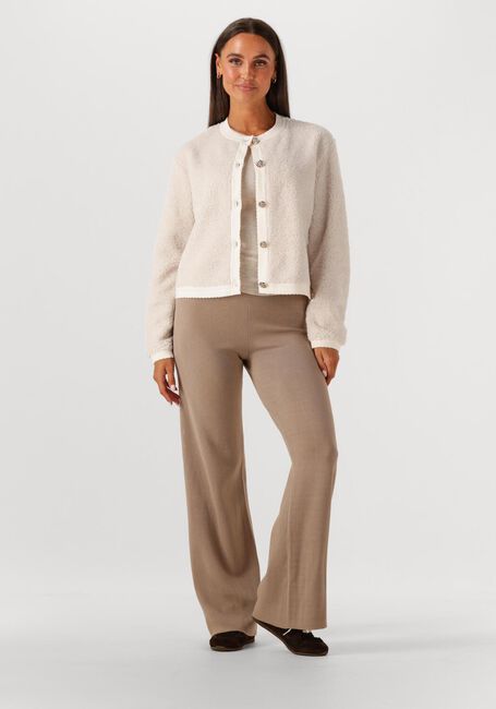 Sand Y.A.S. Weite Hose YASFONNY HW KNIT PANT S. - large