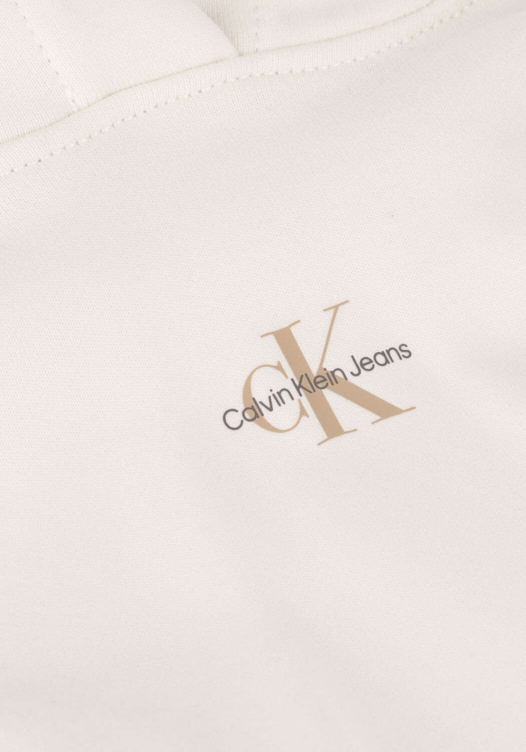 Nicht-gerade weiss CALVIN KLEIN Sweatshirt MICRO MONOLOGO HOODIE - large