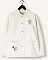 Nicht-gerade weiss FORÉT Overshirts ROWAN EMBROIDERY CANVAS OVERSHIRT Nicht-gerade weiss FORÉT Overshirts ROWAN EMBROIDERY CANVAS OVERSHIRT - medium