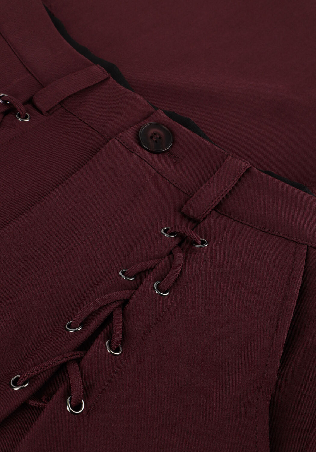 Bordeaux CO'COUTURE Hose LUNA EYELET WIDE LONG PANT - large