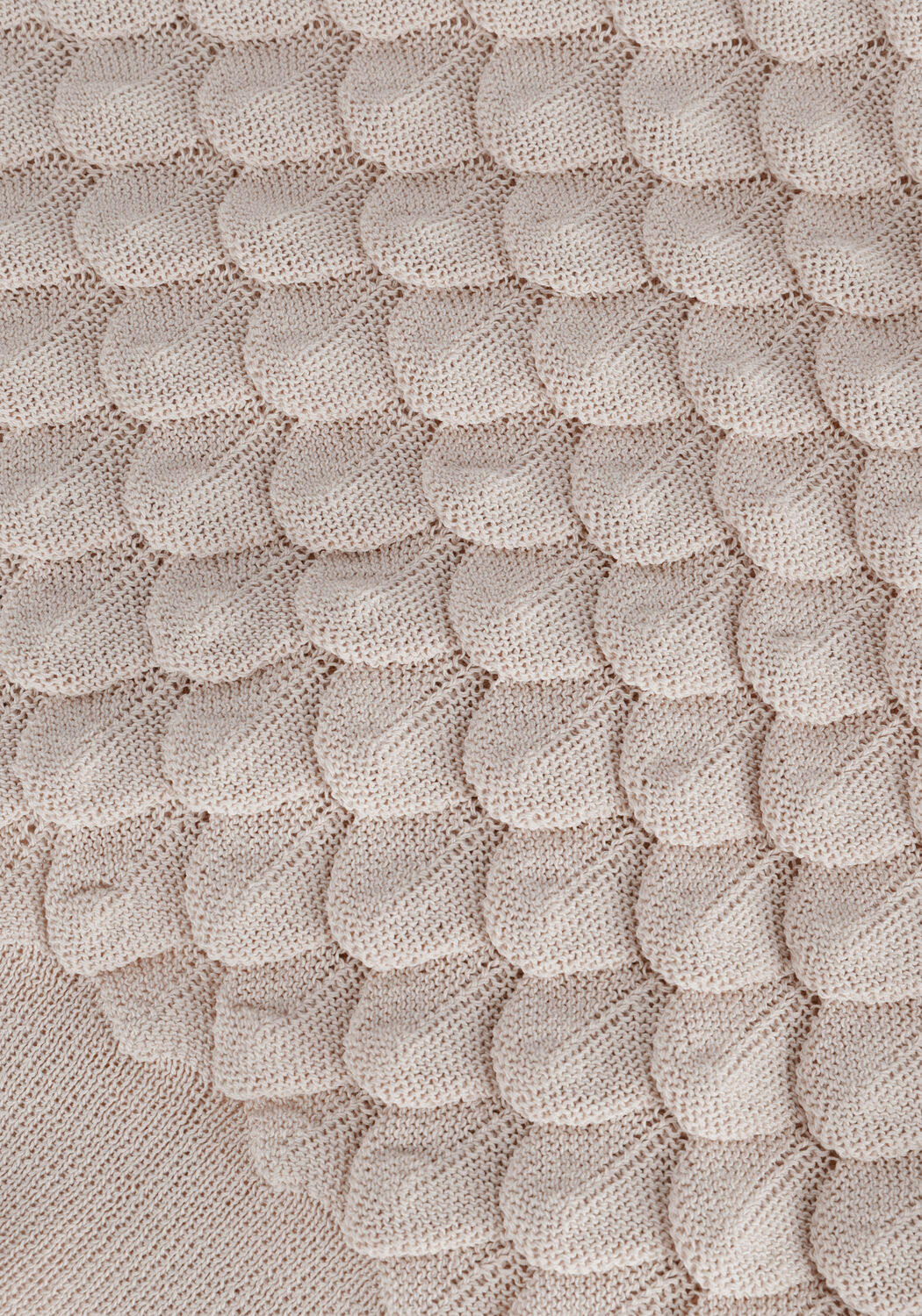 Beige OBJECT Pullover FRIELLE 2/4 KNIT PULLOVER - large