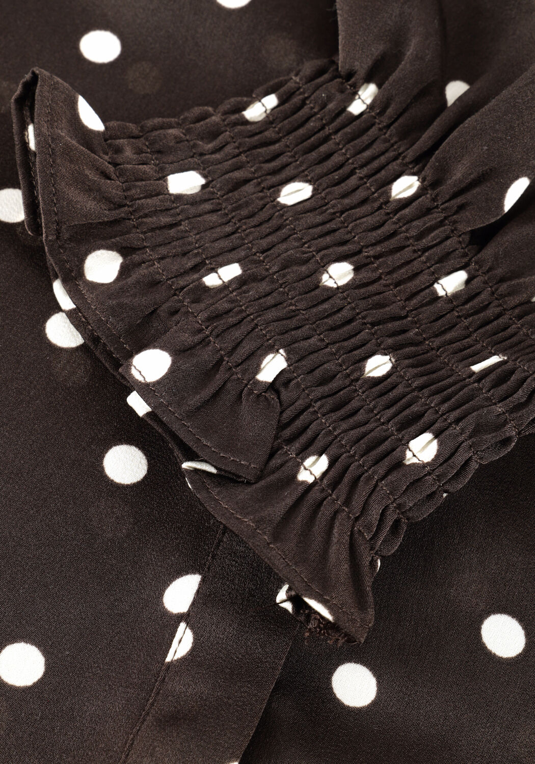 Braune NEO NOIR Blusen DIANA DOT BLOUSE - large