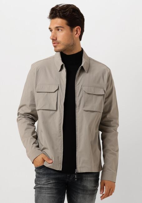 Taupe PURE PATH Overshirt REGULAR FIT SHIRTS OVER204 - large