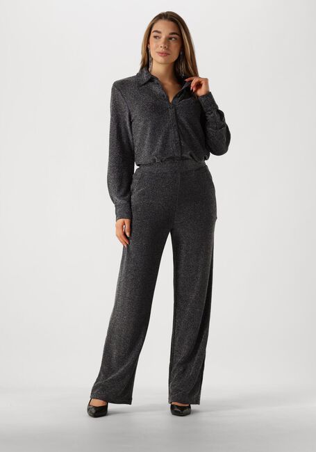 Silberne Y.A.S. Hose YASTIKKA HW GLITTER PANTS - large