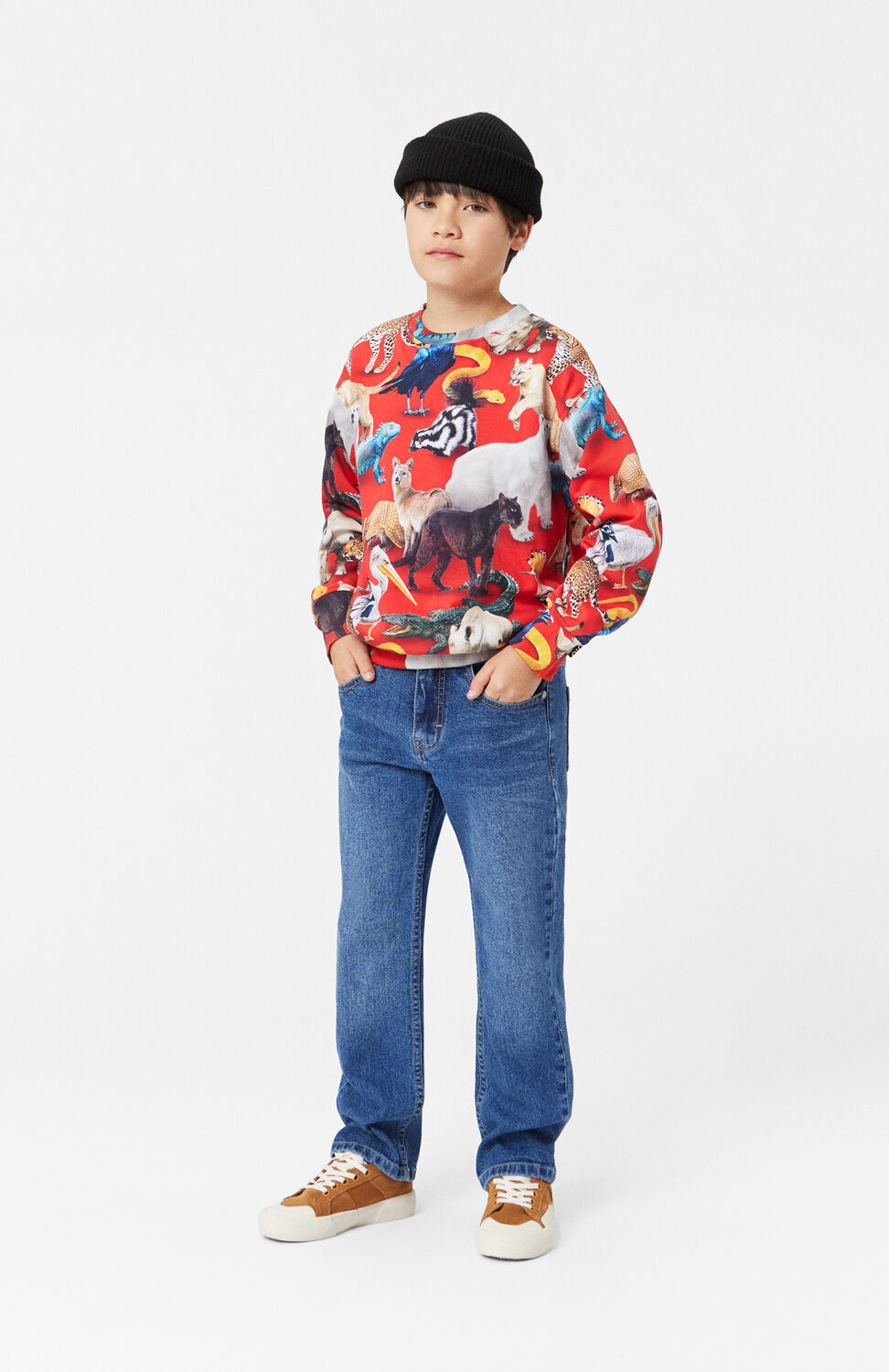 Schwarze MOLO Jogginghose ALVAR - large