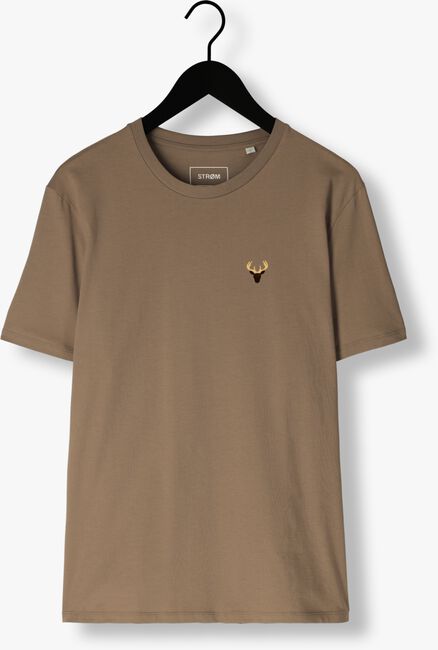 Taupe STRØM Clothing T-shirt T-SHIRT - large