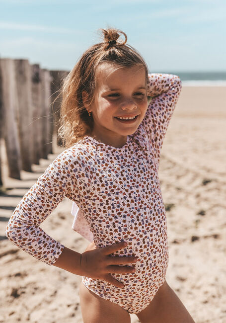 Beige SALTED STORIES Badeanzüge FLOWER BUD BODYSUIT - large