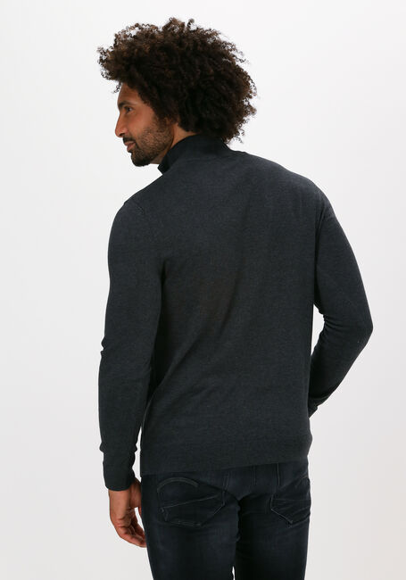 Graue SELECTED HOMME Pullover SLHBERG HALF ZIP CARDIGAN NOOS - large