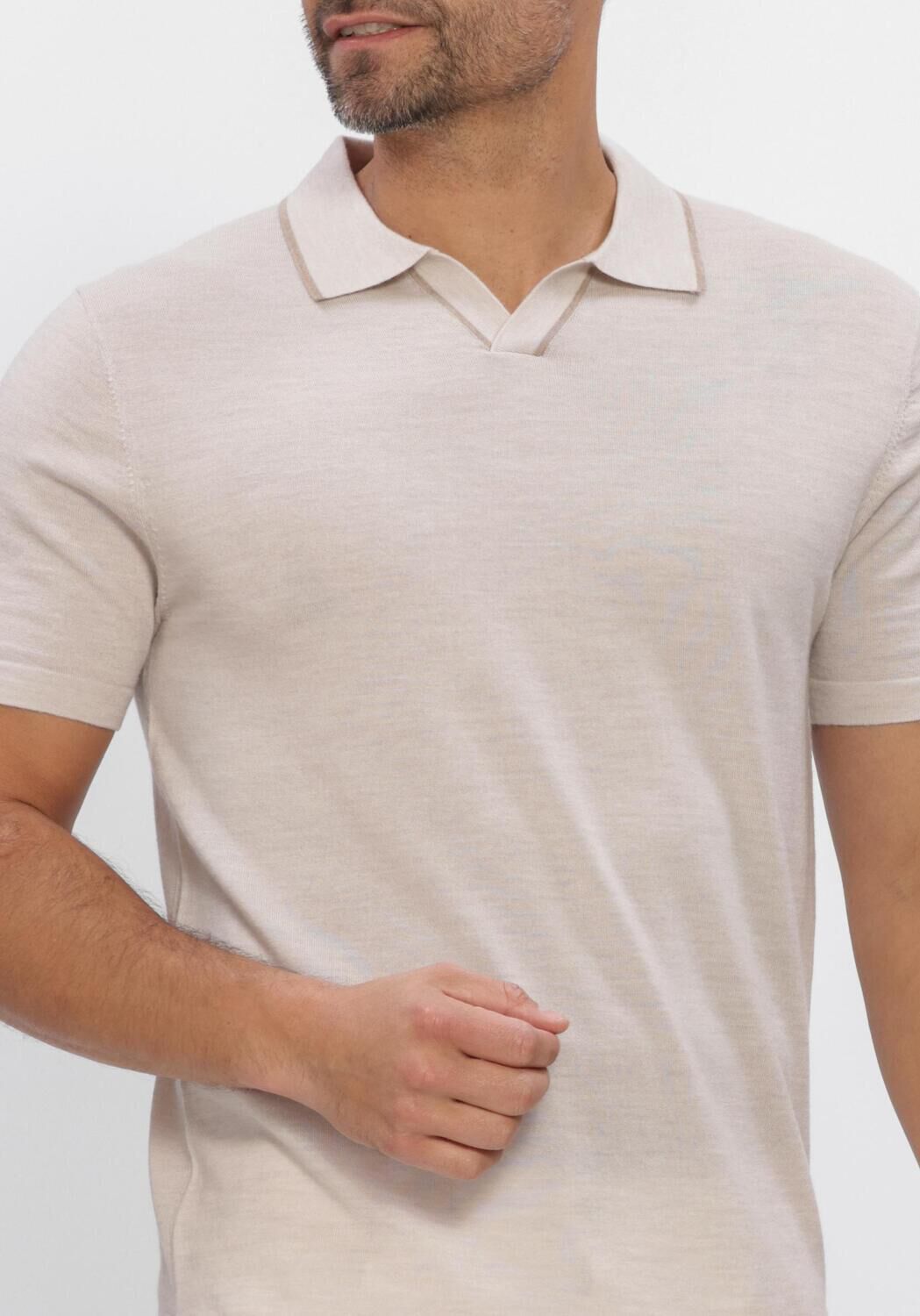 Beige STEFANO LAURAN Polo-Shirt POLO BORRE - large