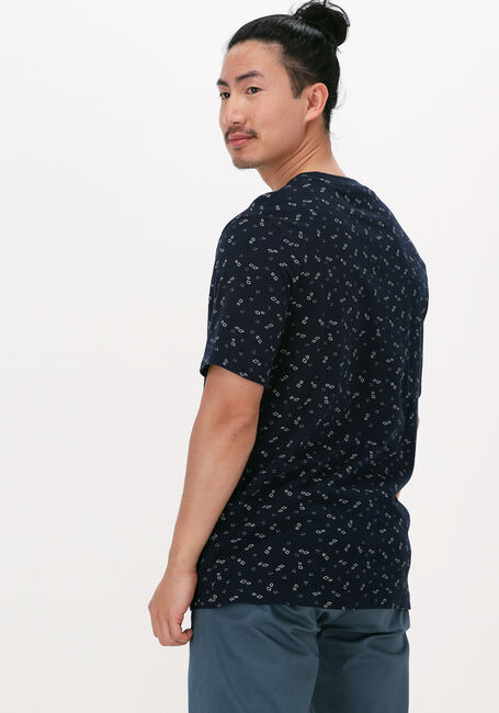 Dunkelblau SCOTCH & SODA T-shirt PRINTED JERSEY CREWNECK T-SHIRT IN ORGANIC COTTON - large