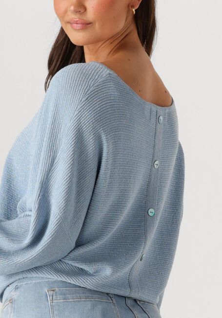 Blaue NUKUS Top BATWING PULLOVER LUREX - large