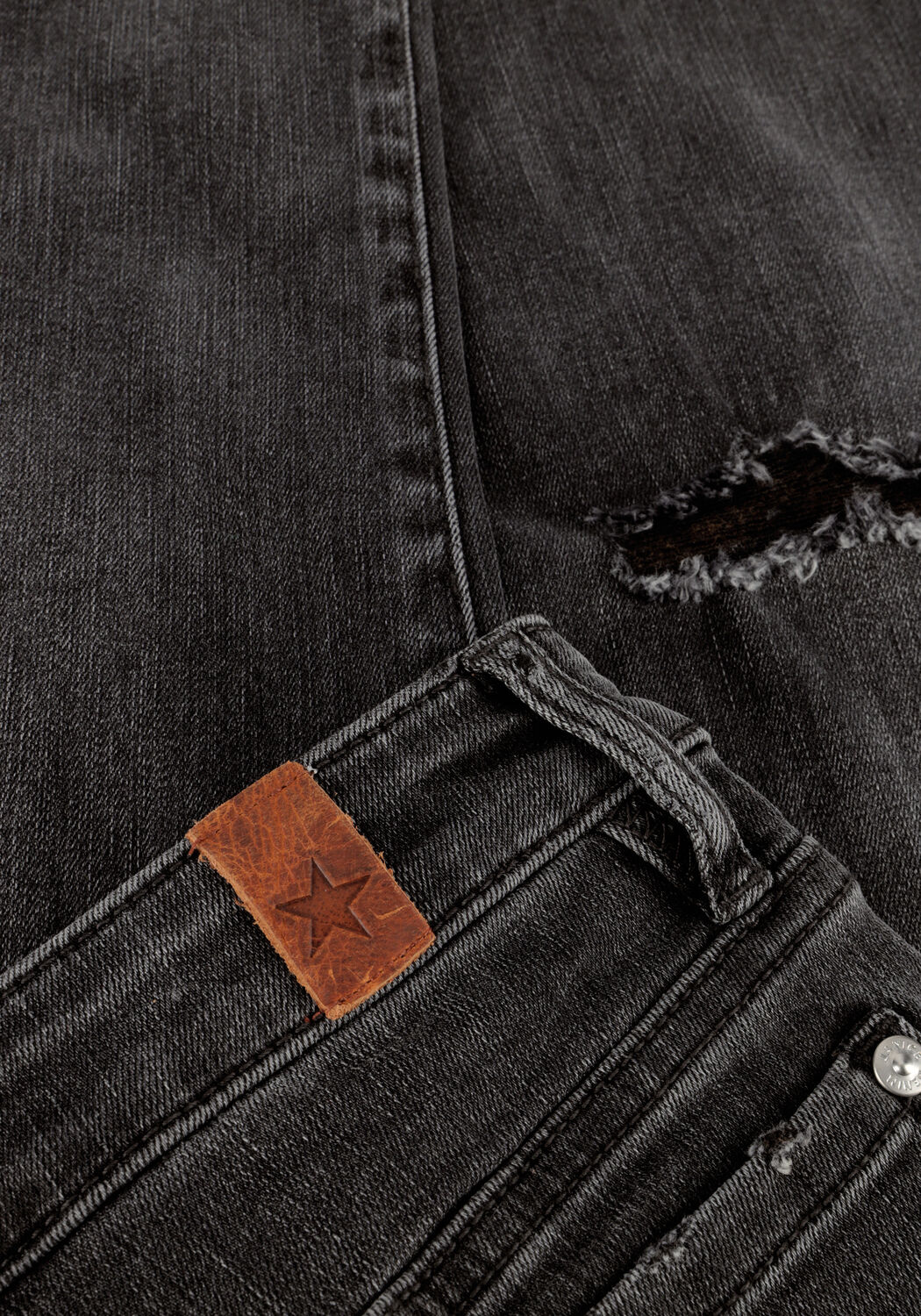 Graue JANICE Mom jeans MOM JEANS COOPER DESTROYED - large