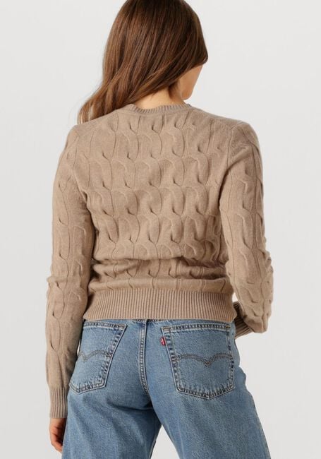Beige TOMMY HILFIGER Pullover SOFT WOOL CABLE C-NK LS CARDIGAN - large