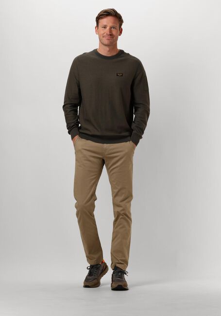 Grüne PME LEGEND Pullover R-NECK AMERICAN CLASSIC BUCKLEY KNIT - large