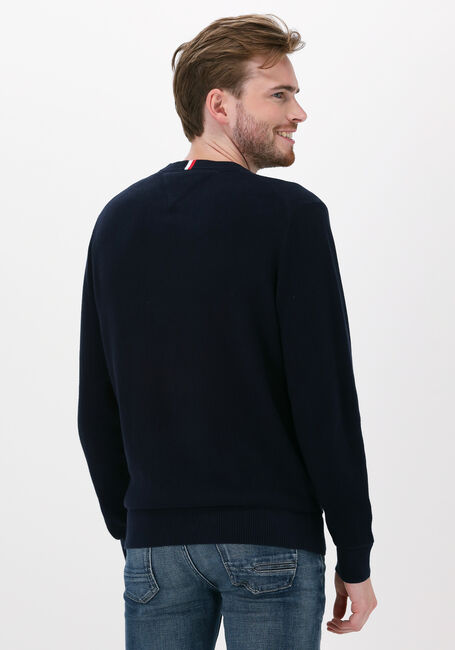 Dunkelblau TOMMY HILFIGER Pullover BASIC STRUCTURE CREW NECK - large
