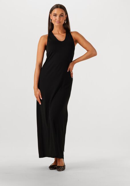 Schwarze JANSEN AMSTERDAM Maxikleid FEIJA JURK V 571 - large