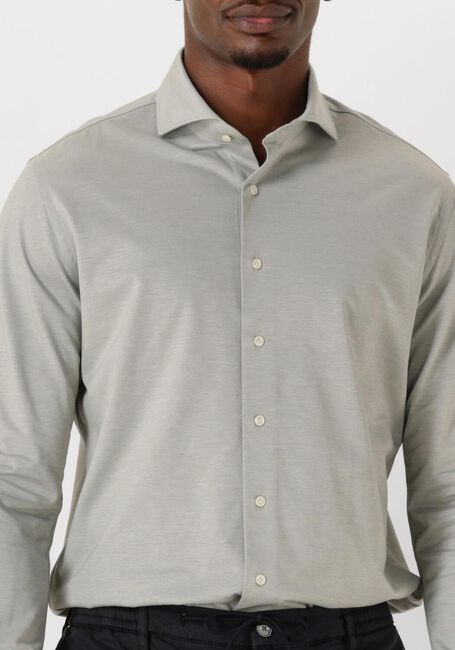 Graue PROFUOMO Klassisches Oberhemd SHIRT X-CUTAWAY JAPANESE KNITTED - large
