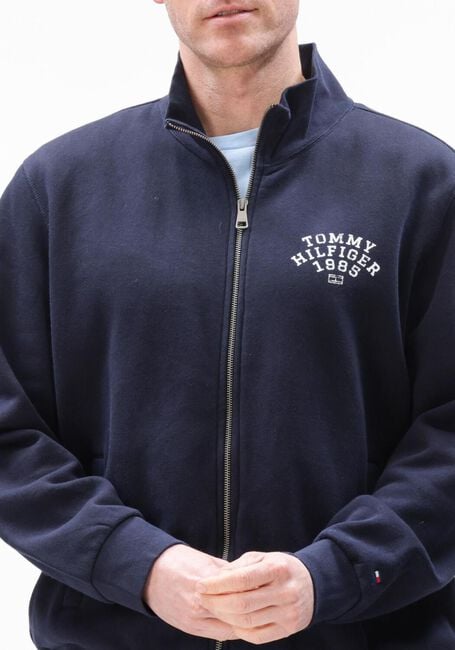 Dunkelblau TOMMY HILFIGER Sweatshirt HILFIGER ARCH STAND COLLAR ZIP - large