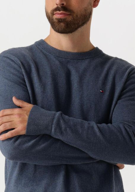 Dunkelblau TOMMY HILFIGER Pullover PIMA ORG CTN CASHMERE CREW NECK - large