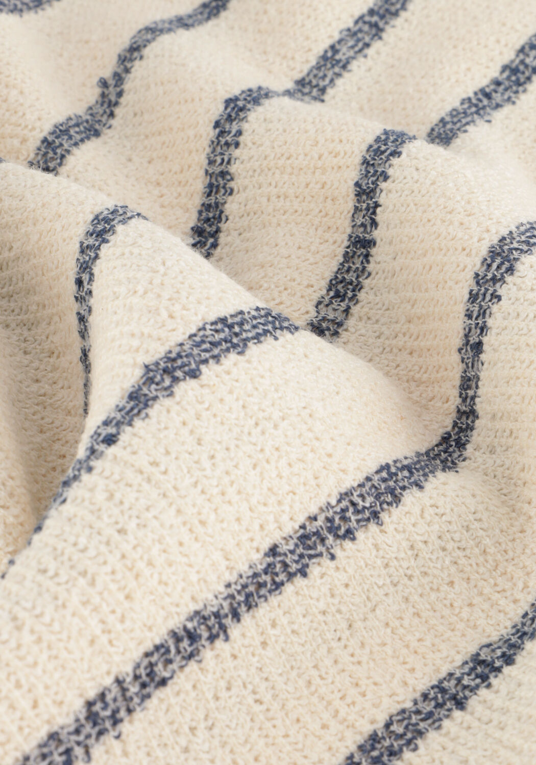 Blaue SELECTED MEN T-shirt SLHDJANGO STRIPE SS O-NECK TEE - large