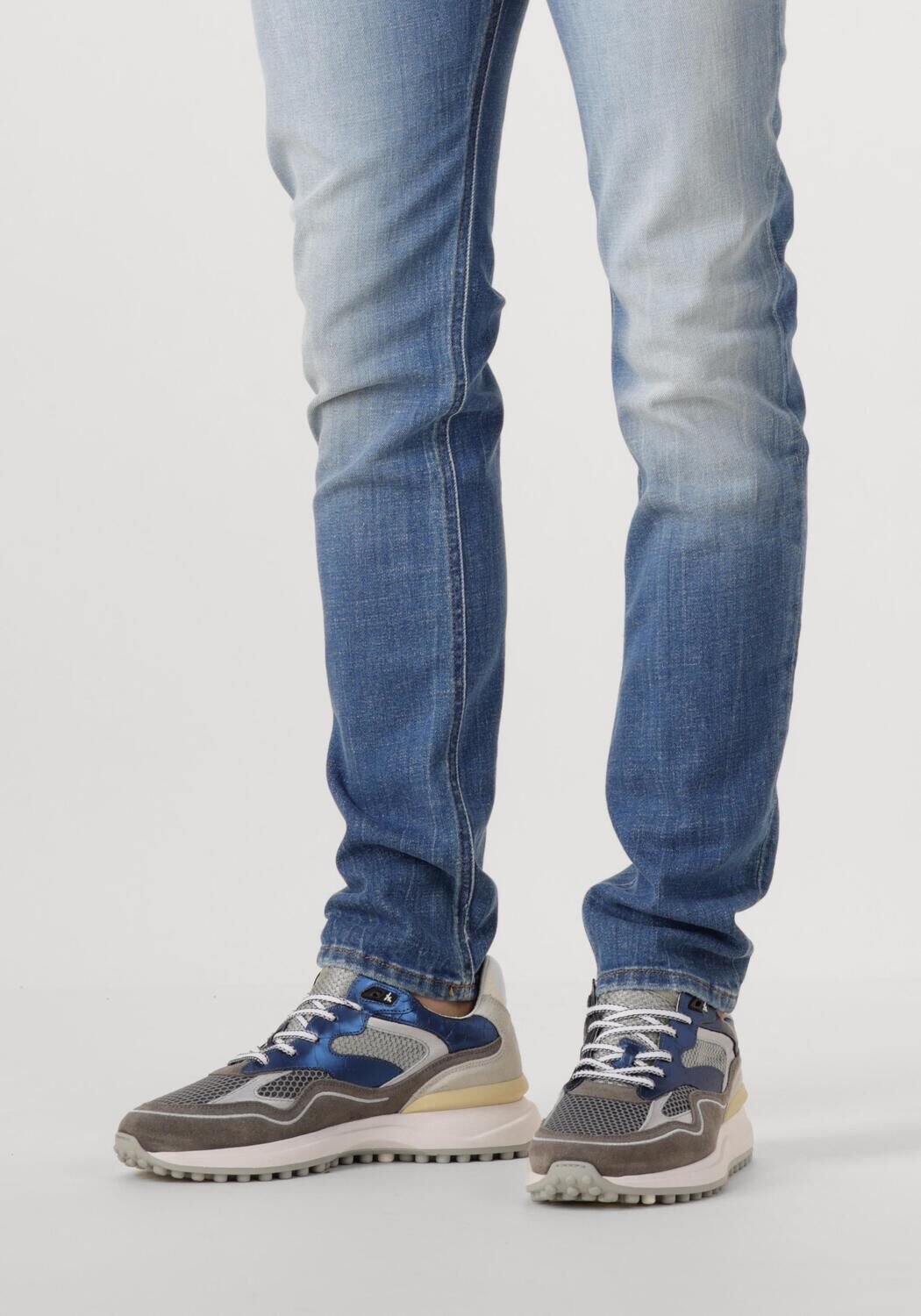 Blaue FLORIS VAN BOMMEL Sneaker Low SFM-10206 NOPPI - large